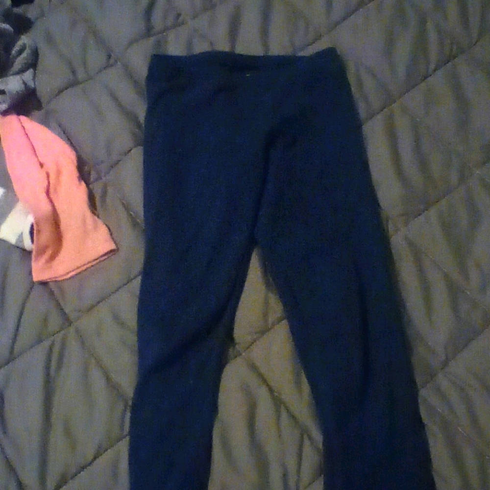 Blue leggings